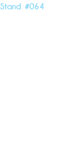 Stand #064 Custom 6x3 en cabecera doble piso. Cuenta con piso de madera laminado sobre tarima. Impresión de todos los gráficos Counter retro ilimunado con zona de guarda Bodega barra para catering Mobiliario (mesa con sillas periqueras y sala lounge) Iluminación general y contactos dobles plantas decorativas naturales Área para atención VIP Área total de construcción 27 m2 