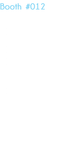 Booth #012 Booth 3x3 en cajón Montaje y desmontaje 2 Cajas de luz para imagen de 1x1 Impresión para 4 mamparas 1 back de 3x2.5 2 Cajas de luz de 1x1 Nombre del expositor en corte de vinil de color solido o impresión en todo el antepecho. lampara Slim Led. Contacto doble. 