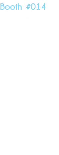 Booth #014 Booth 3x2 en cajón Montaje y desmontaje Mostrador de 3x1 Área de guarda con chapasierra Nombre del expositor en corte de vinil de color solido o impresión en todo el antepecho. lampara Slim Led. Contacto doble. 