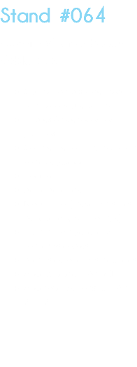 Stand #064 Custom 6x3 en cabecera doble piso. Cuenta con piso de madera laminado sobre tarima. Impresión de todos los gráficos Counter retro ilimunado con zona de guarda Bodega barra para catering Mobiliario (mesa con sillas periqueras y sala lounge) Iluminación general y contactos dobles plantas decorativas naturales Área para atención VIP Área total de construcción 27 m2 